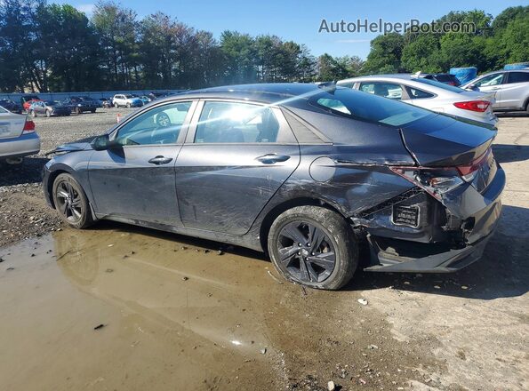 5NPLM4AG8NH078847 2022 HYUNDAI ELANTRA Charcoal Հետևի ձախ