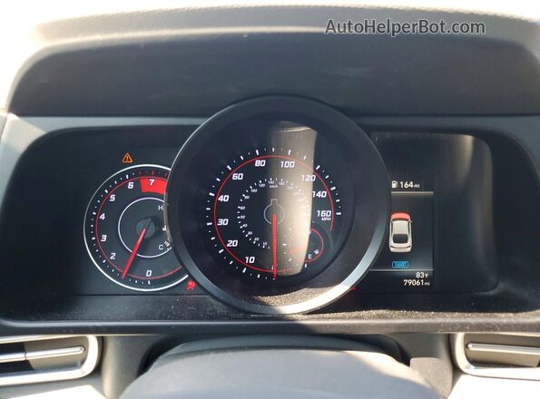 5NPLM4AG8PH092606 2023 HYUNDAI ELANTRA Угольный Вид щитка приборов
