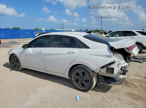 5NPLM4AG9MH052966 2021 HYUNDAI ELANTRA White Rear left