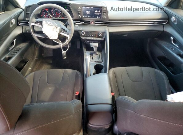 5NPLM4AG9NH060518 2022 HYUNDAI ELANTRA Black Widok deski rozdzielczej