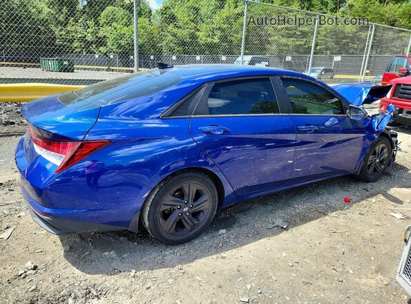 5NPLM4AG9NH086049 2022 HYUNDAI ELANTRA Blue Tył prawy