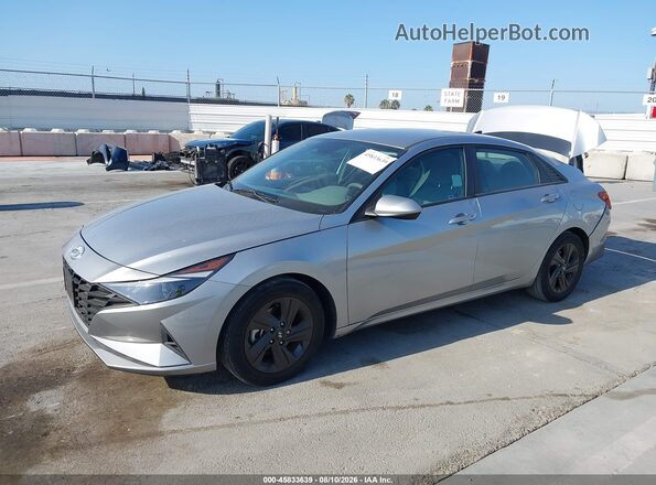 5NPLM4AG9PH099953 2023 HYUNDAI ELANTRA Silver წინა მარცხენა ხედი სამი მეოთხედიდან