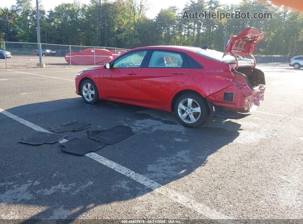 5NPLM4AGXMH000262 2021 HYUNDAI ELANTRA Red უკანა მარცხენა