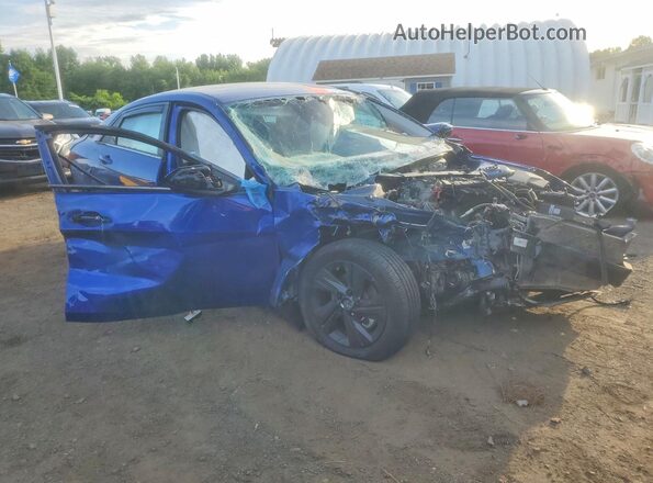5NPLM4AGXMH017580 2021 HYUNDAI ELANTRA Blue წინა მარჯვენა