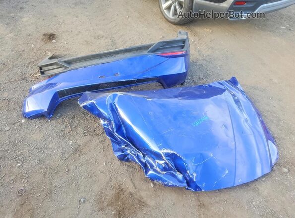 5NPLM4AGXMH017580 2021 HYUNDAI ELANTRA Blue ძრავის განყოფილების ხედი