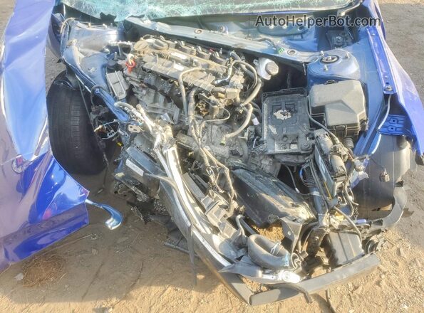 5NPLM4AGXMH017580 2021 HYUNDAI ELANTRA Blue უკანა სალონის ხედი
