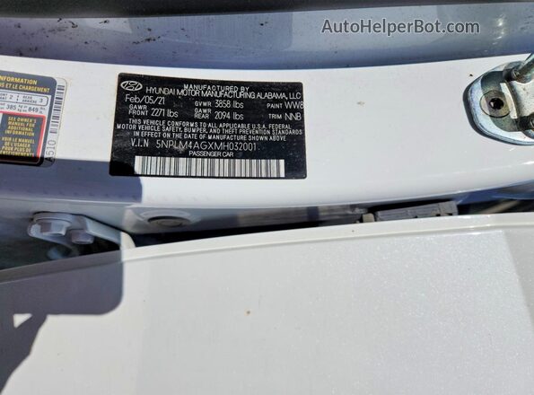 5NPLM4AGXMH032001 2021 HYUNDAI ELANTRA Burn Շարժիչի բաժամունքի տեսք