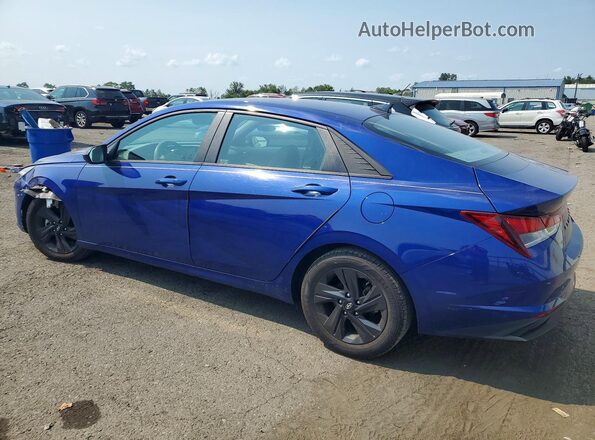 5NPLM4AGXMH044150 2021 HYUNDAI ELANTRA Blue უკანა მარცხენა