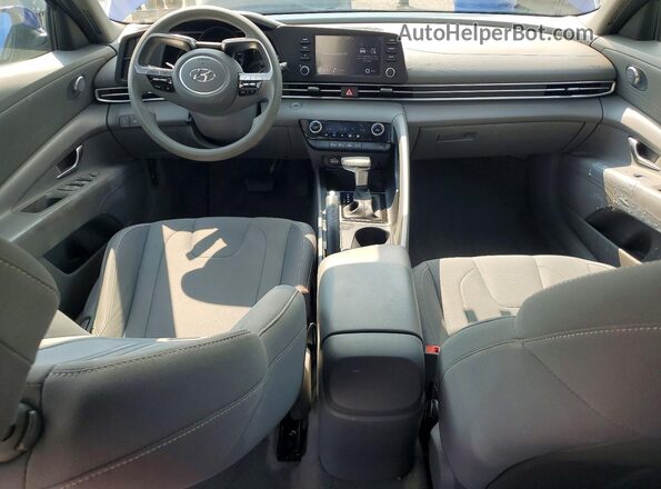 5NPLM4AGXMH044150 2021 HYUNDAI ELANTRA Blue წინა პანელის ხედი