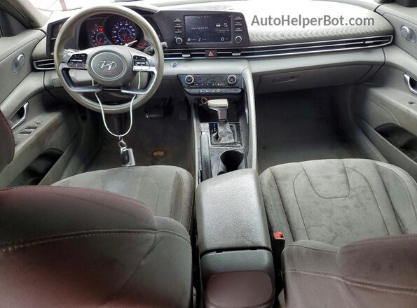 5NPLM4AGXNH073889 2022 HYUNDAI ELANTRA Red Vista del salpicadero