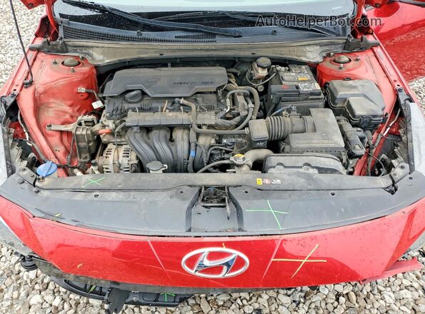 5NPLM4AGXNH073889 2022 HYUNDAI ELANTRA Red Vista interior trasera