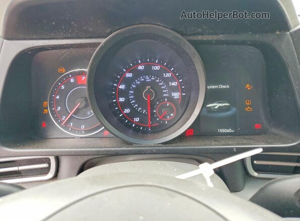 5NPLM4AGXNH073889 2022 HYUNDAI ELANTRA Red Vista del cuadro de instrumentos