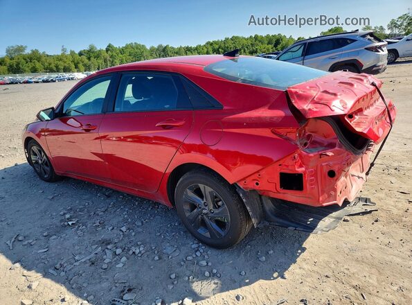 5NPLM4AGXPH109907 2023 HYUNDAI ELANTRA Red უკანა მარცხენა