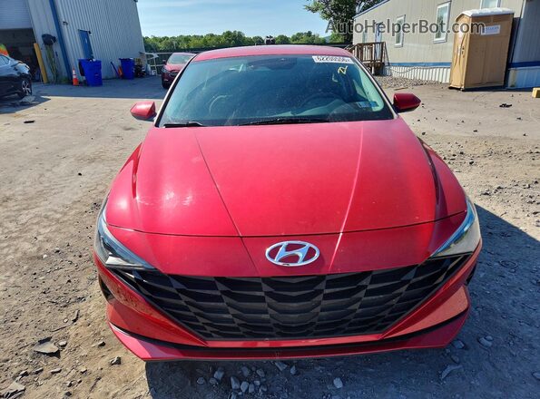 5NPLM4AGXPH109907 2023 HYUNDAI ELANTRA Red წინა ხედი