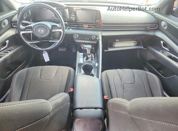 5NPLN4AG0NH073364 2022 HYUNDAI ELANTRA Silver Вид панелі приладів
