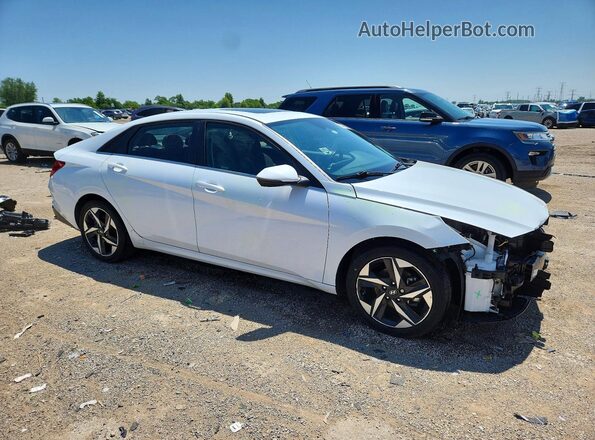 5NPLN4AG2MH022396 2021 HYUNDAI ELANTRA White Delantero derecho