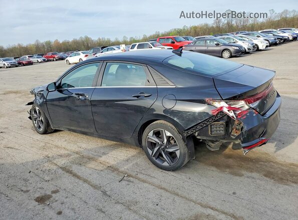 5NPLN4AG2MH025511 2021 HYUNDAI ELANTRA Black Задня ліва чверть