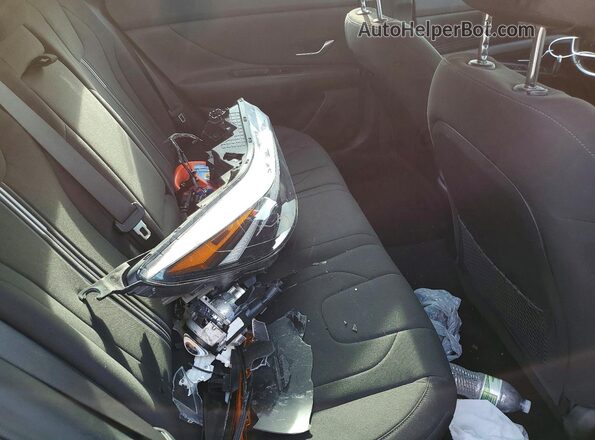 5NPLN4AG2MH025511 2021 HYUNDAI ELANTRA Black Вид підкапотного простору