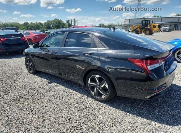 5NPLN4AG2MH041160 2021 HYUNDAI ELANTRA Black Задня ліва чверть