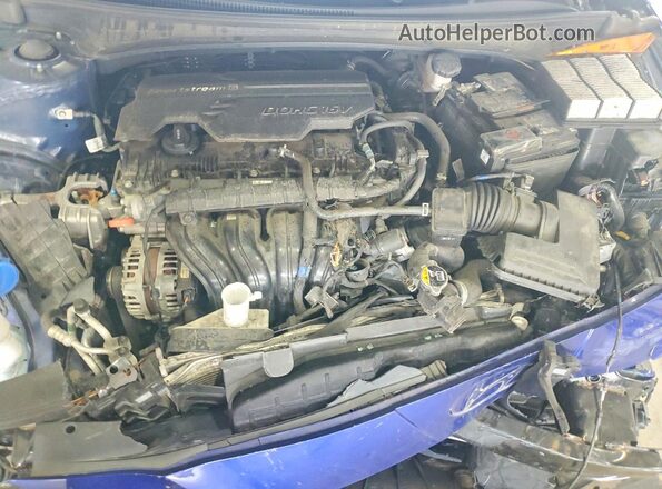 5NPLN4AG2NH057991 2022 HYUNDAI ELANTRA Blue Widok wnętrza z tyłu
