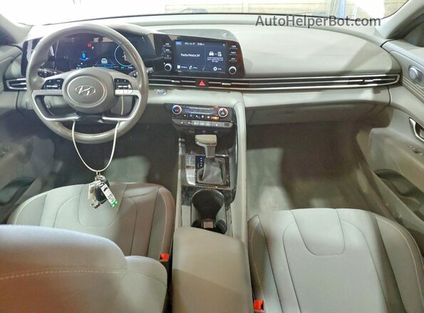 5NPLN4AG3MH022147 2021 HYUNDAI ELANTRA White Vista del salpicadero