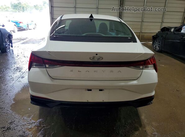 5NPLN4AG3MH022147 2021 HYUNDAI ELANTRA White Vista trasera