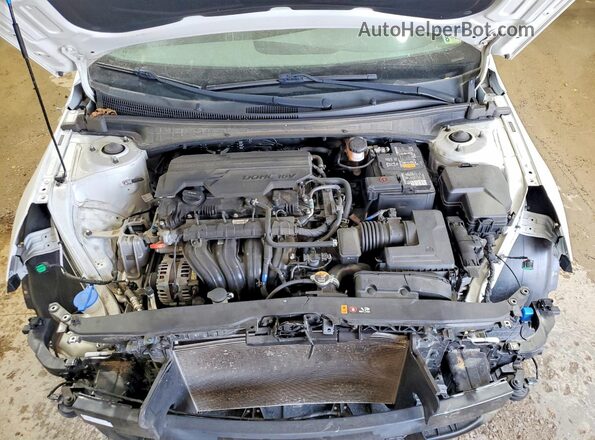 5NPLN4AG3MH022147 2021 HYUNDAI ELANTRA White Vista interior trasera