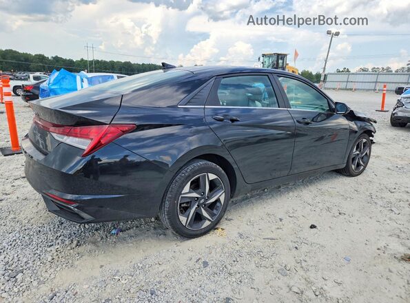 5NPLN4AG4MH031374 2021 HYUNDAI ELANTRA Black Tył prawy