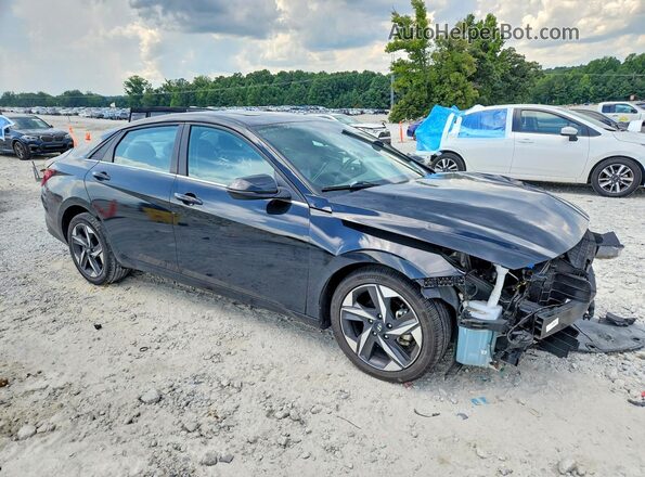 5NPLN4AG4MH031374 2021 HYUNDAI ELANTRA Black Przód prawy