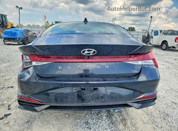 5NPLN4AG4MH031374 2021 HYUNDAI ELANTRA Black Widok z tyłu