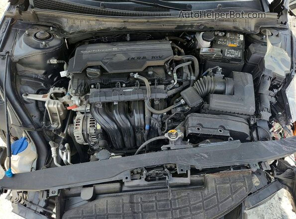 5NPLN4AG4MH031374 2021 HYUNDAI ELANTRA Black Widok wnętrza z tyłu