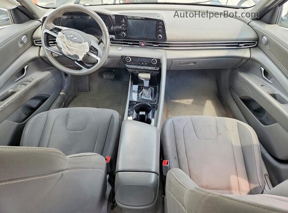 5NPLN4AG4MH031374 2021 HYUNDAI ELANTRA Black Widok deski rozdzielczej