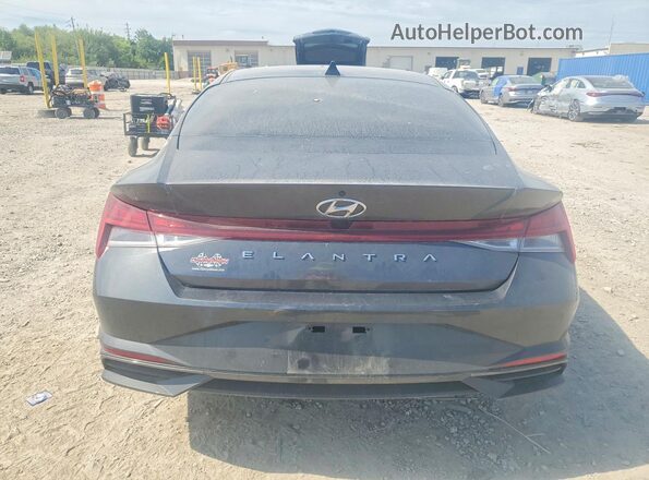 5NPLN4AG7NH077248 2022 HYUNDAI ELANTRA Угольный Вид сзади