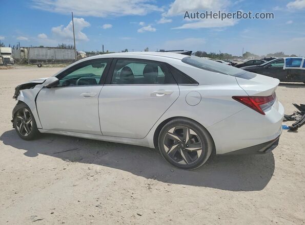 5NPLN4AG8MH029868 2021 HYUNDAI ELANTRA White უკანა მარცხენა