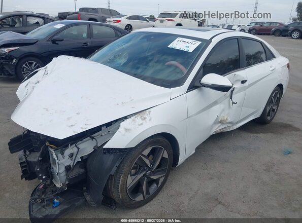 5NPLP4AG0MH042222 2021 HYUNDAI ELANTRA White Front left