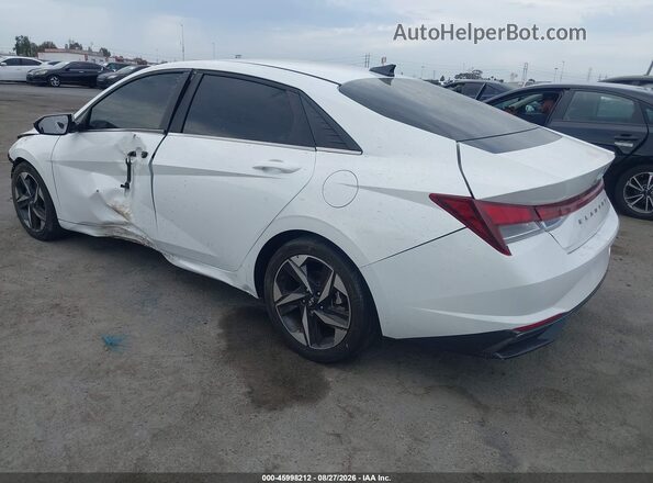 5NPLP4AG0MH042222 2021 HYUNDAI ELANTRA White Rear left