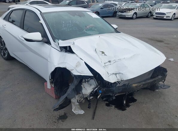 5NPLP4AG0MH042222 2021 HYUNDAI ELANTRA White Front view