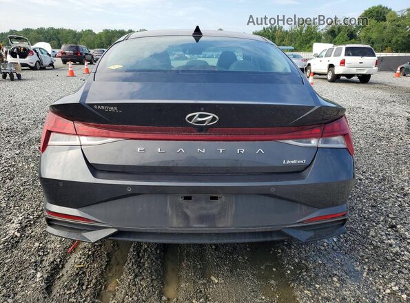 5NPLP4AG0NH057000 2022 HYUNDAI ELANTRA Gray Հետևի տեսք