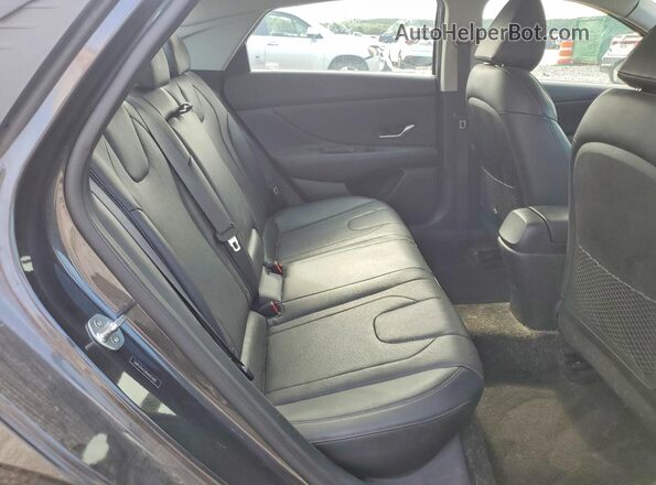 5NPLP4AG0NH057000 2022 HYUNDAI ELANTRA Gray Հետևի նստատեղերի տեսք