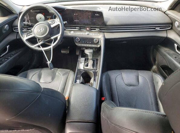 5NPLP4AG0NH057000 2022 HYUNDAI ELANTRA Gray Առջևի վահանակի տեսք