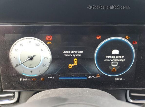 5NPLP4AG0NH057000 2022 HYUNDAI ELANTRA Gray Սարքավորումների վահանակի տեսք