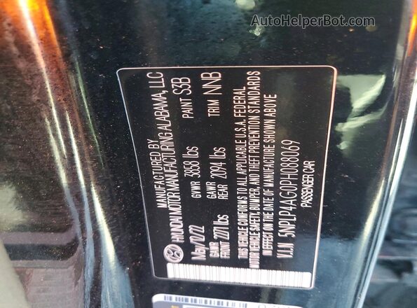 5NPLP4AG0PH088069 2023 HYUNDAI ELANTRA Black Engine compartment view