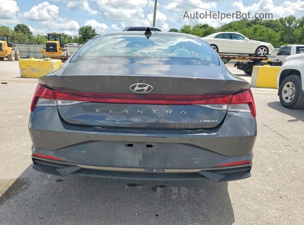 5NPLP4AG0PH089206 2023 HYUNDAI ELANTRA Серый Вид сзади