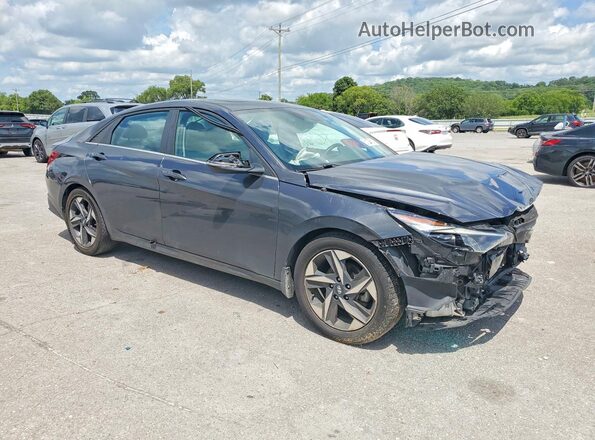 5NPLP4AG0PH089206 2023 HYUNDAI ELANTRA Серый Передняя правая четверть