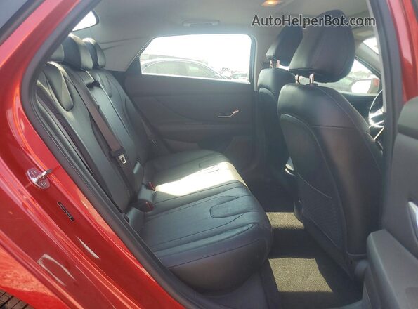 5NPLP4AG1MH010587 2021 HYUNDAI ELANTRA Red Вид задніх сидінь