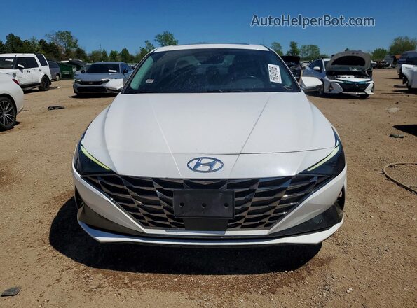 5NPLP4AG2PH113764 2023 HYUNDAI ELANTRA White Դիմացի տեսք