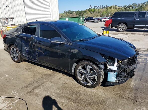 5NPLP4AG5PH109420 2023 HYUNDAI ELANTRA Черный Передняя правая четверть