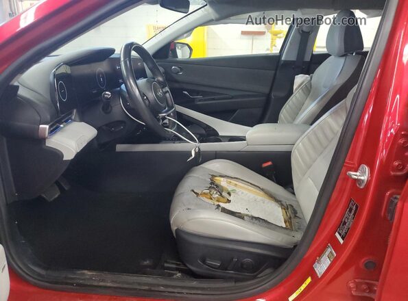 5NPLP4AG6NH076148 2022 HYUNDAI ELANTRA Red 