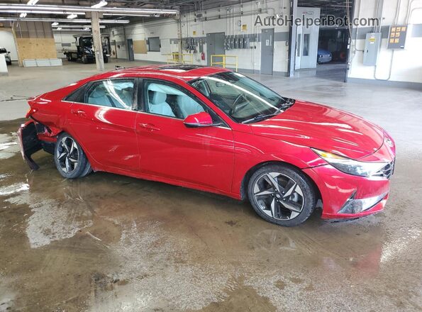 5NPLP4AG6NH076148 2022 HYUNDAI ELANTRA Red 