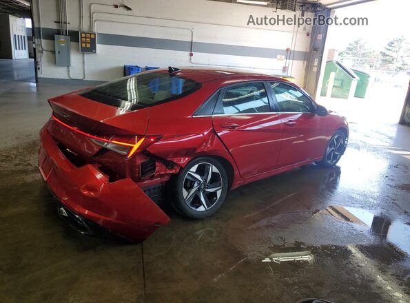 5NPLP4AG6NH076148 2022 HYUNDAI ELANTRA Red 